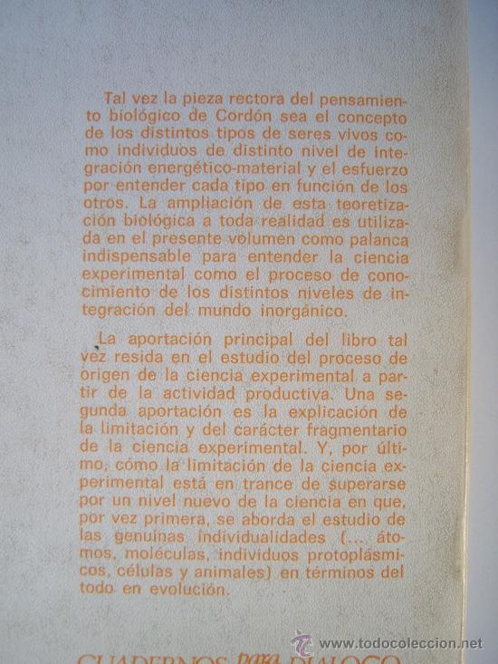 Libros de segunda mano: Funci&oacute;n de la ciencia en la sociedad, por Faustino Cord&oacute;n. - Foto 2