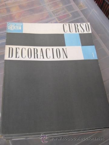 Libros de segunda mano: CURSO DE DECORACI&Oacute;N. CEAC. 1966. - Foto 1