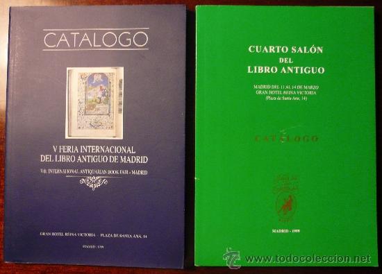 Libros de segunda mano: DOS CAT&Aacute;LOGOS DE LIBRO ANTIGUO - Foto 1