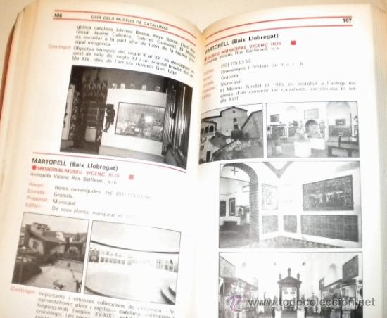 Libros de segunda mano: Guia de Museus de Catalunya  ( Catal&agrave;) - Foto 5