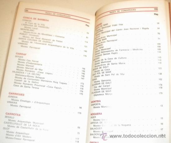 Libros de segunda mano: Guia de Museus de Catalunya  ( Catal&agrave;) - Foto 4