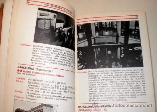 Libros de segunda mano: Guia de Museus de Catalunya  ( Catal&agrave;) - Foto 2
