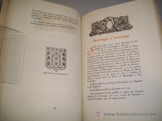Libros de segunda mano: BASANTA DE LA RIVA, Alfredo. Nobiliario documental de Guip&uacute;zcoa - Foto 2