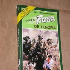 Libros de segunda mano: PLANEA TU FUGA DE TENOPIA Nº 1. LA ISLA DE TENOPIA. EDWARD PACKARD. TIMUN MAS, 1987. LIBRO JUEGO. ++
