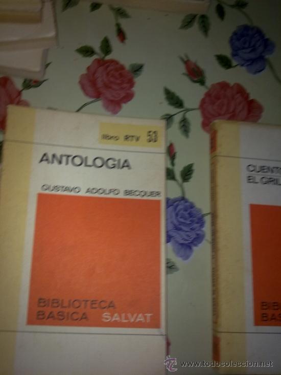 Libros de segunda mano: ANTOLOGIA GUSTAVO ADOLFO BECQUER BIBLIOTECA BASICA SALVAT - Foto 1