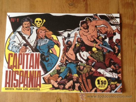 Libros de segunda mano: COMIC - CAPITAN HISPANIA N&ordm; 1 - A&Ntilde;O 1959 - Foto 1