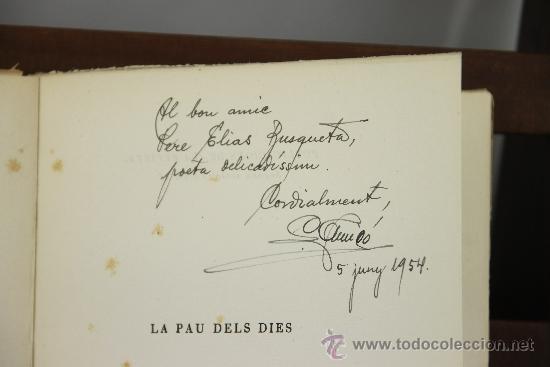 Libros de segunda mano: 3520- LA PAU DELS DIES- LEANDRE AMIGO. EDIT. BARCINO. 1954. - Foto 5