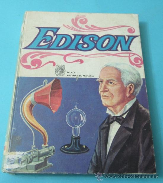 Libros de segunda mano: EDISON. SERIE BIOGRAF&Iacute;AS. EDIT. VASCO- AMERICANA - Foto 1