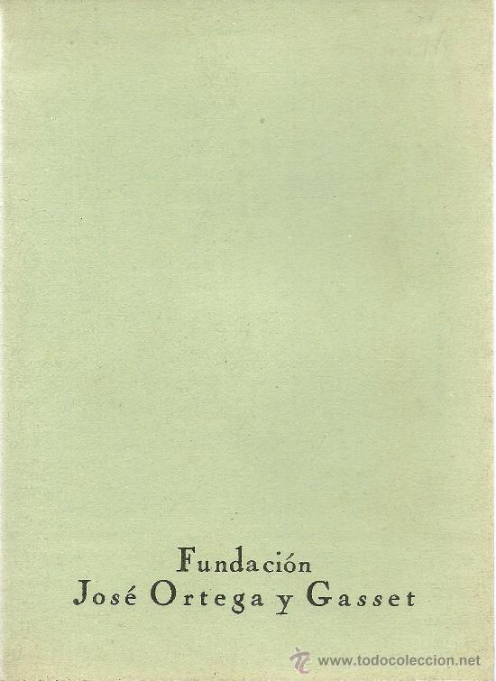 Libros de segunda mano: Fundaci&oacute;n Jos&eacute; Ortega y Gasset - Foto 1