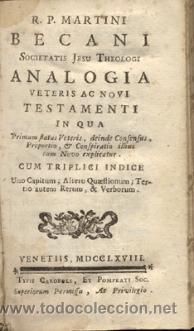 Libros de segunda mano: BECANI &ndash; ANALOGIA &ndash; A&Ntilde;O 1768 - Foto 3