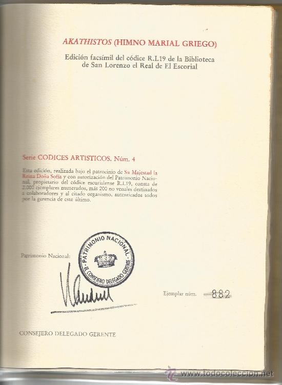 Libros de segunda mano: Akathistos (Himno marial griego) - Foto 1