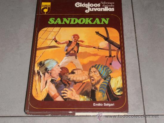 Libros de segunda mano: CLASICOS JUVENILES - SANDOKAN - EMILIO SALGARI - 1976 - Foto 1