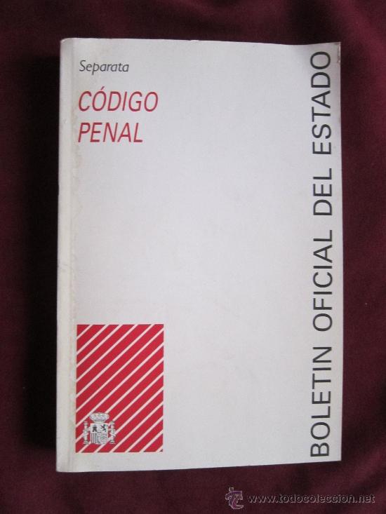Libros de segunda mano: C&oacute;digo Penal, Separata. Bolet&iacute;n Oficial del Estado. 1995 - Foto 1