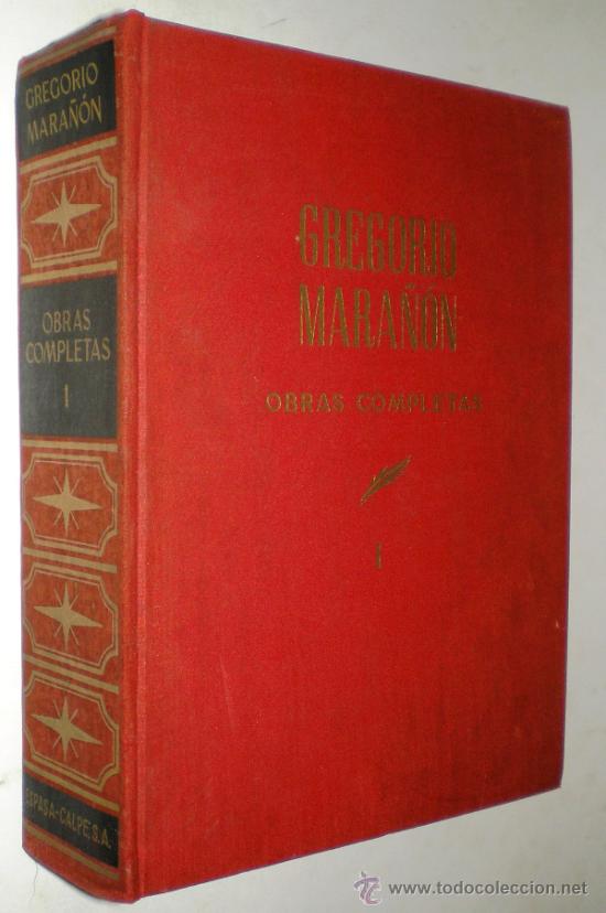 Libros de segunda mano: GREGORIO MARA&Ntilde;&Oacute;N: OBRAS COMPLETAS - TOMO I - 1966. - Foto 1