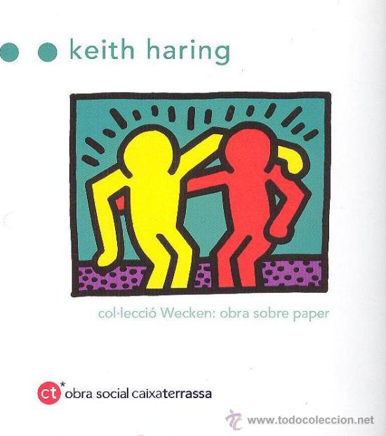 Libros de segunda mano: KEITH HARING - COL.LECCI&Oacute; WECKEN:OBRA SOBRE PAPER (CATALAN) - Foto 1