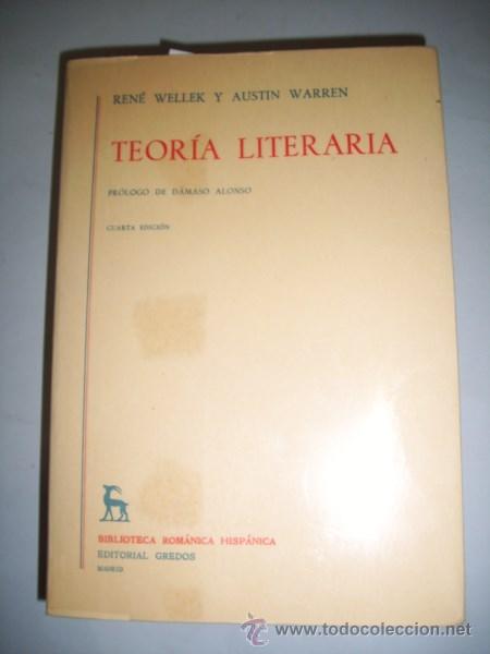 Libros de segunda mano: WELLEK, Rene. Teor&iacute;a literaria - Foto 1