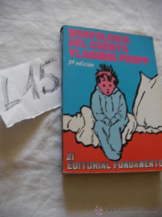 Libros de segunda mano: MORFOLOGIA DEL CUENTO - VLADIMIR PROPP - Foto 1
