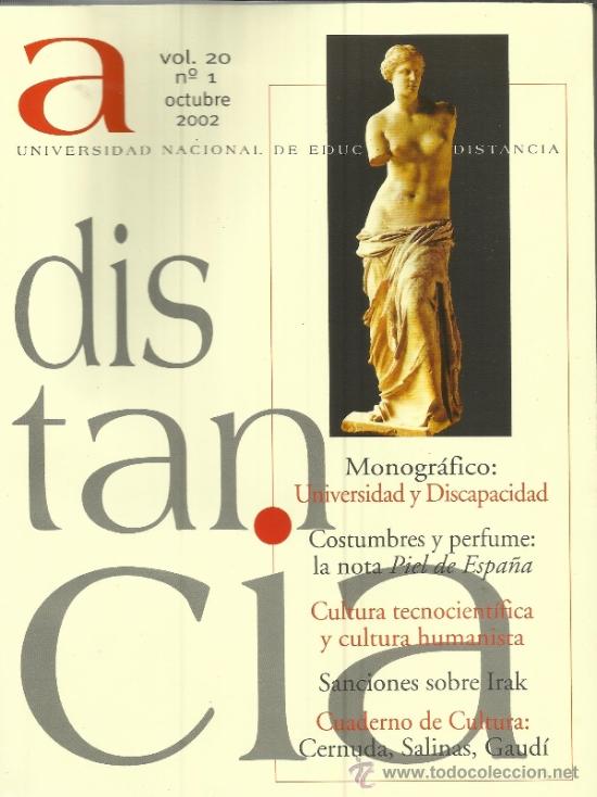 Libros de segunda mano: A DISTANCIA. UNED. VOLUMEN 20. MADRID. 2002 - Foto 1