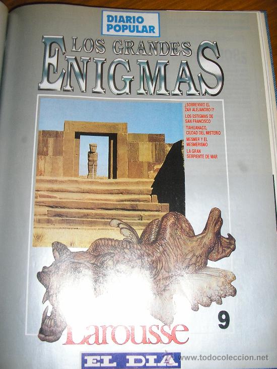 Libros de segunda mano: LOTE DE 16 EJEMPLARES ENCUADERNADOS DE LOS GRANDES ENIGMAS LAROUSSE - Argentina - 1993 - RARO! - Foto 9 - 38914129