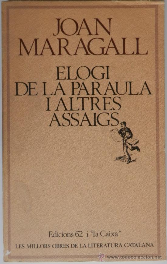 Libros de segunda mano: Elogi de la paraula i altres assaigs de Joan Maragall - Foto 1