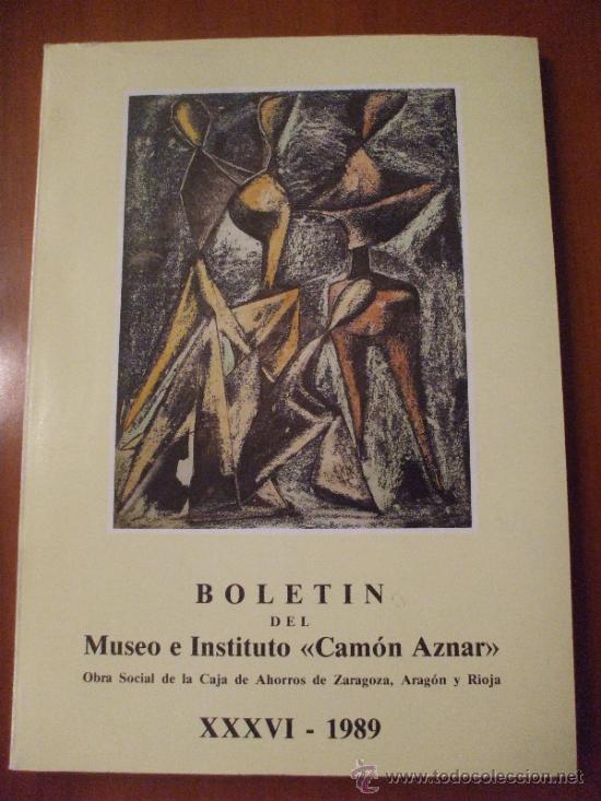 Libros de segunda mano: BOLETIN DEL MUSEO E INSTITUTO, Camon Aznar, XXXVI - 1989 - Foto 1