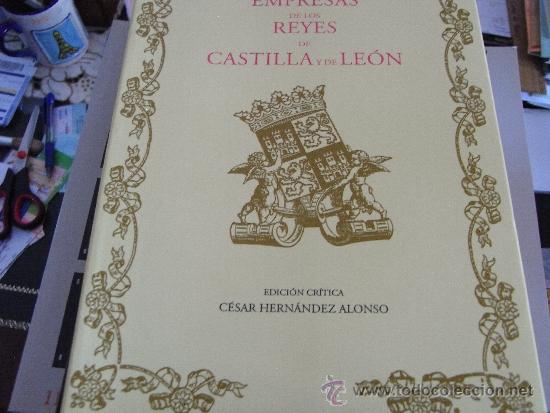 Libros de segunda mano: Empresas de los reyes de castilla y le&oacute;n. - Foto 1
