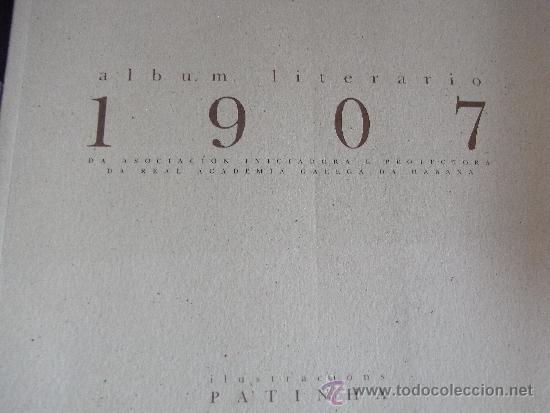 Libros de segunda mano: &Aacute;lbum literario. 1907. Ilustraci&oacute;n: PATINHA.