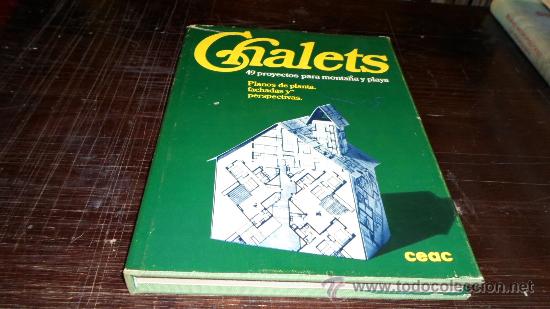 Libros de segunda mano: Chalets, 49 proyectos para monta&ntilde;a y playa, CEAC - Foto 1