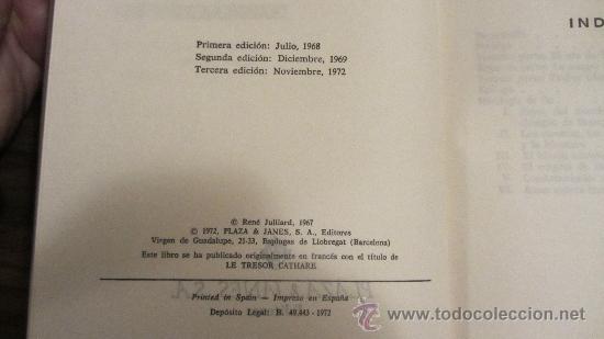 Libros de segunda mano: COLECCION OTROS MUNDOS - EL TESORO CATARO - A - Foto 2