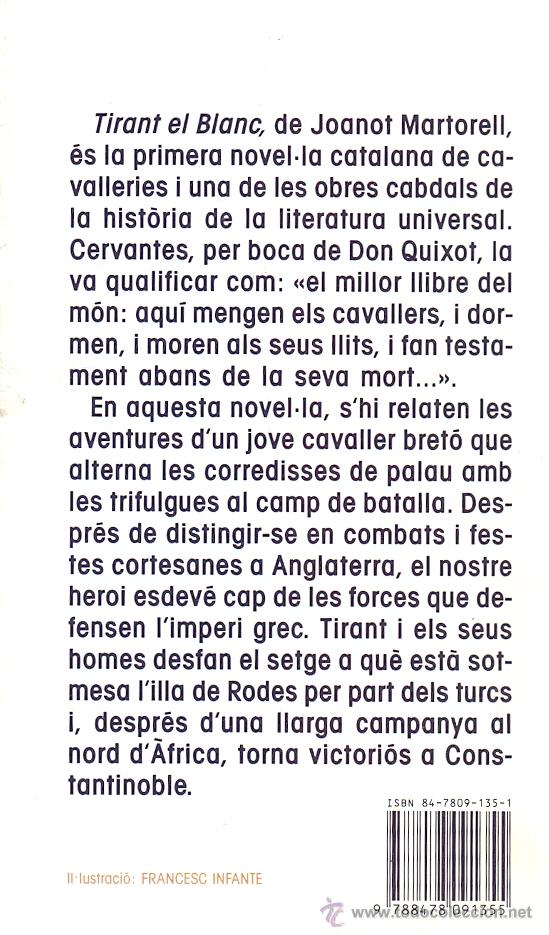 Libros de segunda mano: JOANOT MARTORELL / TIRANT EL BLANC . ED  COLUMNA 1991 - Foto 2