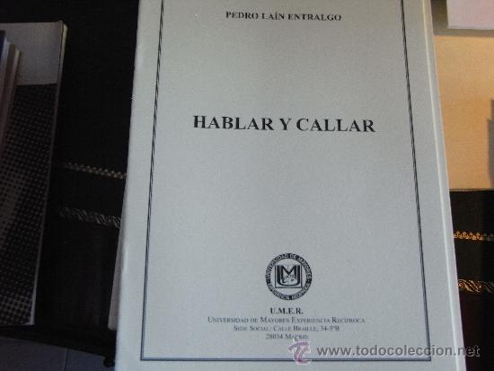 Libros de segunda mano: hablar y callar. Cuadernos UMER, n&ordm; 1 - Foto 1