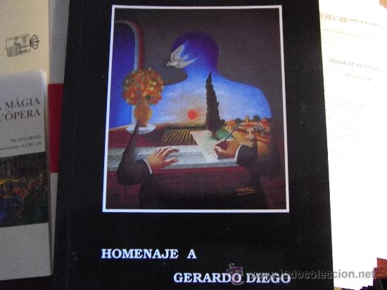 Libros de segunda mano: Homenaje a Gerardo Diego. - Foto 1