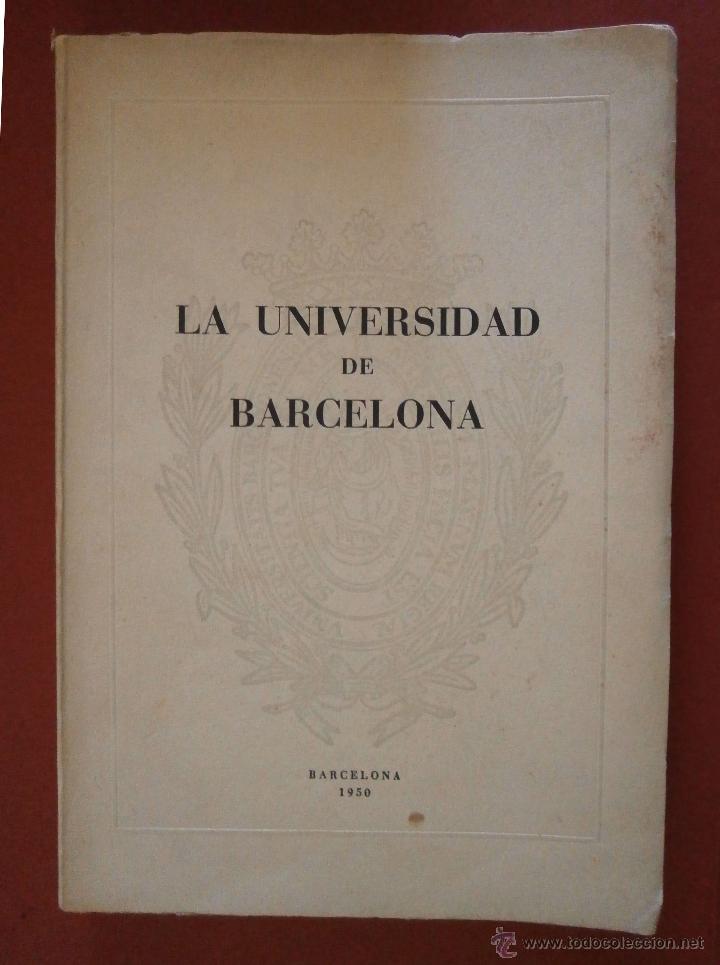 Libros de segunda mano: La Universidad de Barcelona - Foto 1