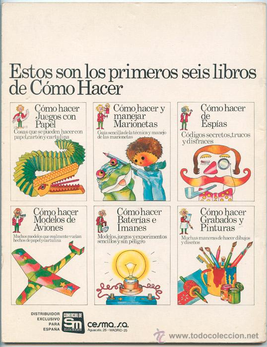 Libros de segunda mano: C&Oacute;MO HACER Y MANEJAR MARIONETAS - ED. PLESA - SM - 1977 - Foto 4