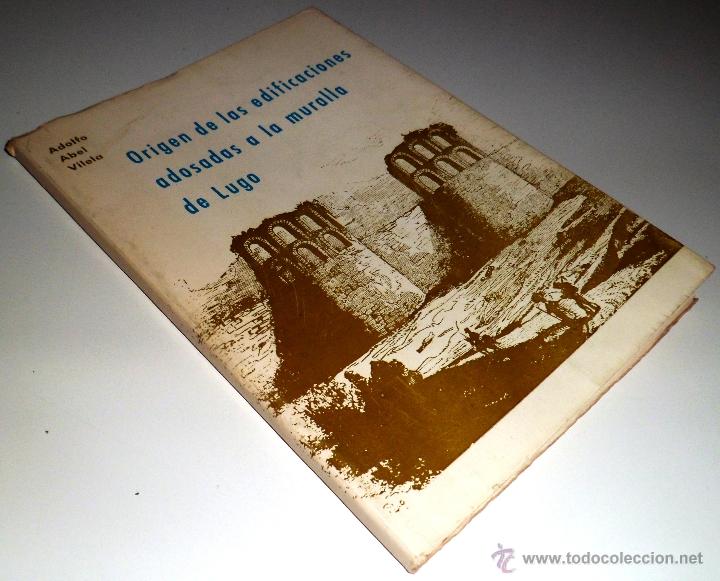 Libros de segunda mano: ORIGEN DE LAS EDIFICACIONES ADOSADAS A LA MURALLA DE LUGO. 1&ordf; ED (1972) - Foto 1