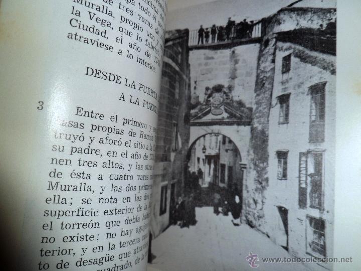 Libros de segunda mano: ORIGEN DE LAS EDIFICACIONES ADOSADAS A LA MURALLA DE LUGO. 1&ordf; ED (1972) - Foto 8
