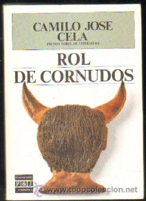 Libros de segunda mano: ROL DE CORNUDOS. CELA, CAMILO JOSE. A-NSF-2639 - Foto 1
