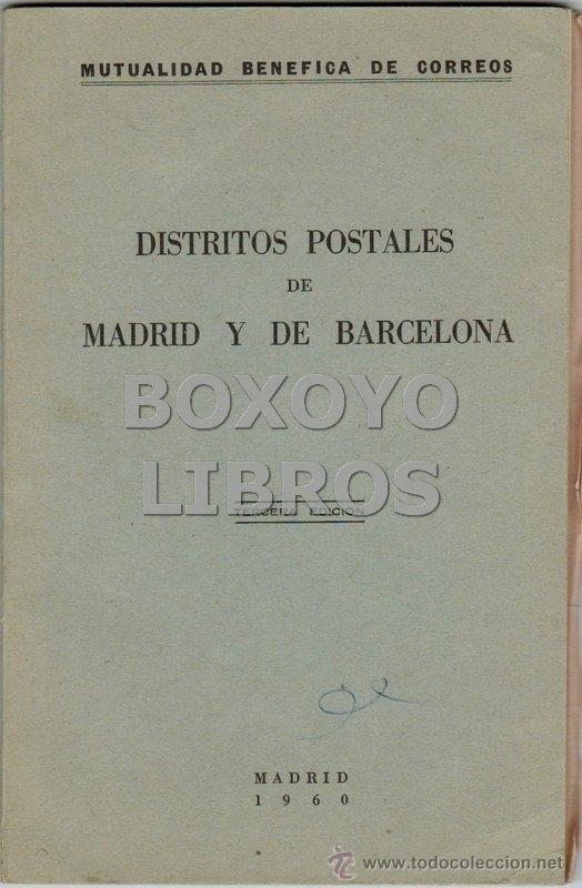 Libros de segunda mano: Distritos postales de Madrid y de Barcelona - Foto 1