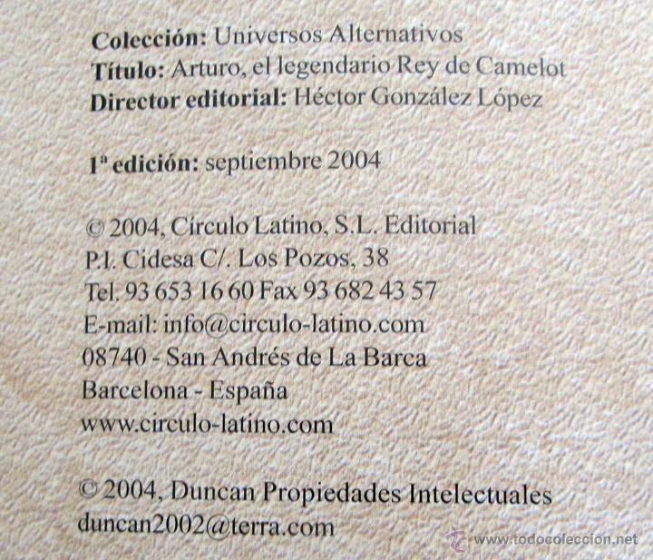 Libros de segunda mano: ARTURO EL REY LEGENDARIO DE CAMELOT - CIRCULO LATINO - Foto 2