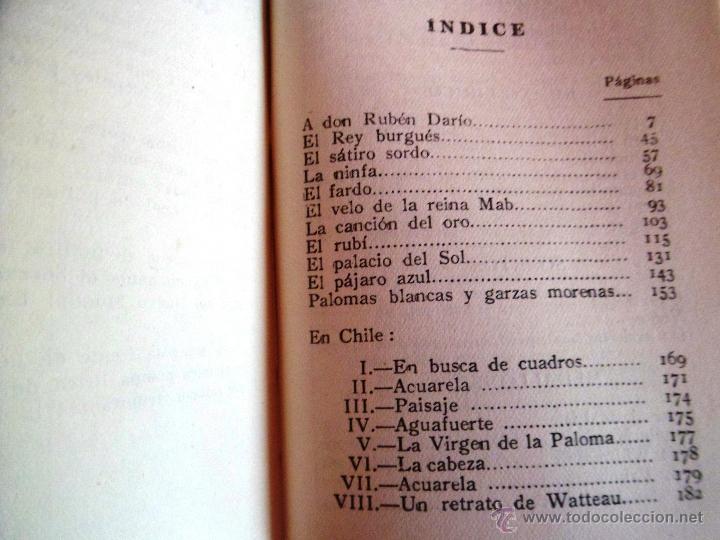 Libros de segunda mano: AZUL... RUBEN DARIO. (1945) MINI LIBRO12,4X9,5CM - Foto 12