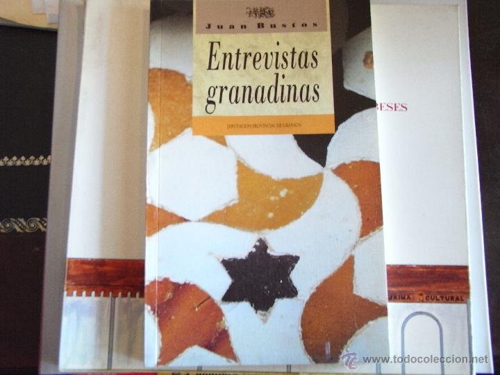 Libros de segunda mano: Entrevistas granadinas. Juan Bustos - Foto 1