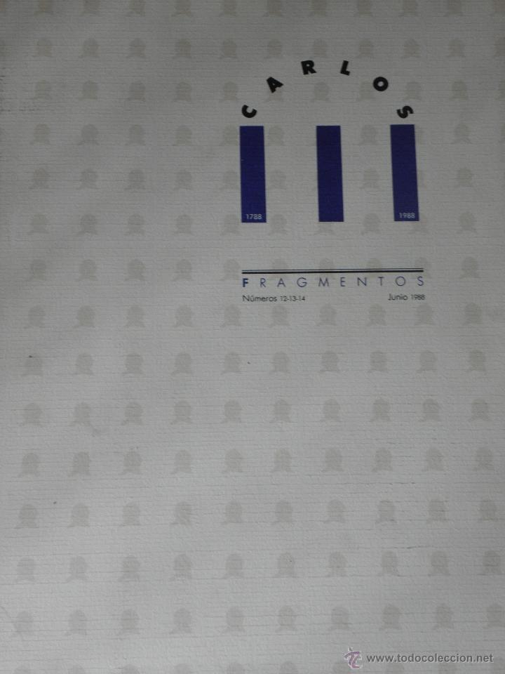 Libros de segunda mano: Fragmentos. Carlos III - Foto 1