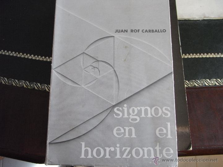 Libros de segunda mano: Signos en el horizonte. J. Rof Carballo. - Foto 1
