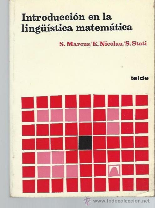 Libros de segunda mano: INTRODUCCI&Oacute;N EN LALING&Uuml;&Iacute;STICA MATEM&Aacute;TICA, RAM&Oacute;N CERD&Aacute;, ED. TEIDE, BARCELONA 1966 - Foto 1