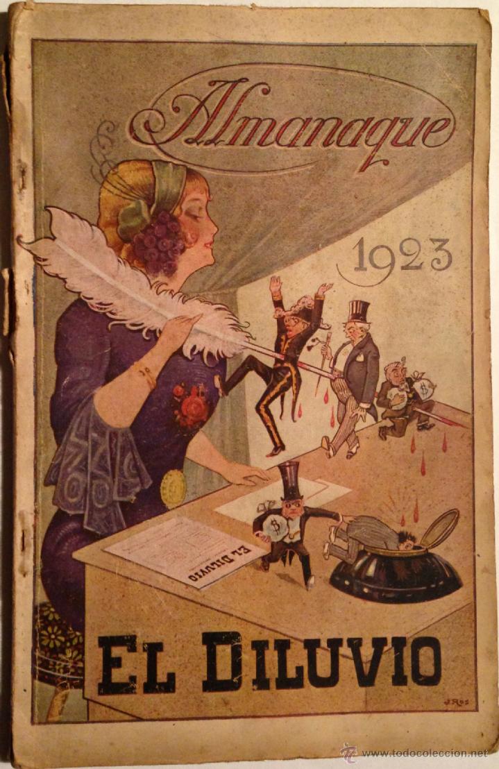 Libros de segunda mano: Almanaque el diluvio para el a&ntilde;o 1923 - Foto 1