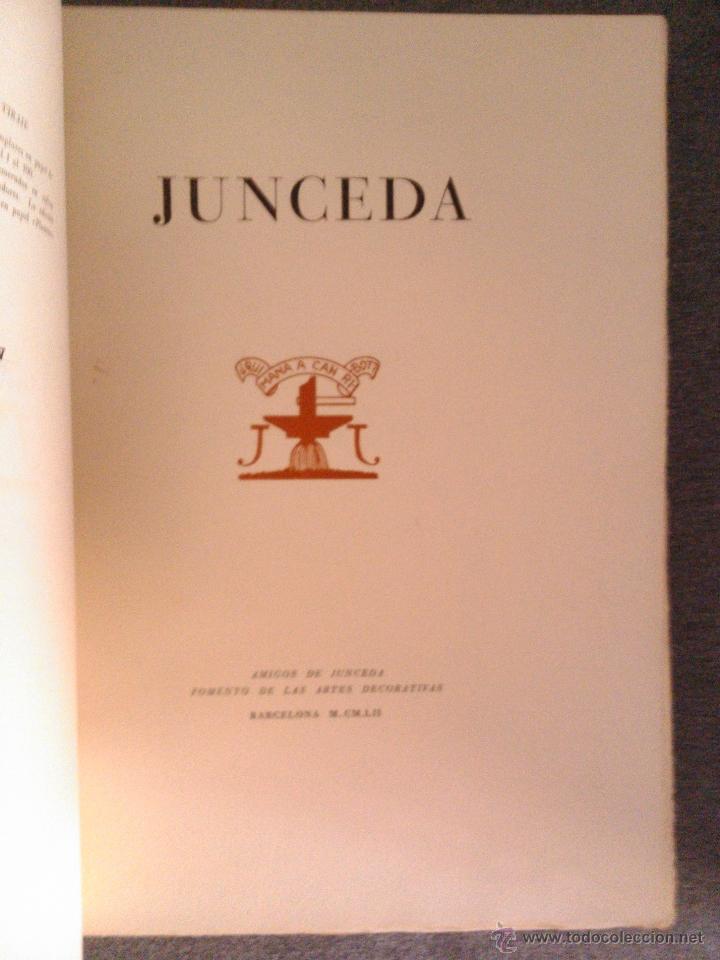 Libros de segunda mano: A LA MEMORIA DEL GRAN JUNCEDA 1952 (AMICS JUNCEDA) - Foto 3