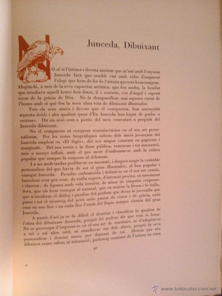Libros de segunda mano: A LA MEMORIA DEL GRAN JUNCEDA 1952 (AMICS JUNCEDA) - Foto 8
