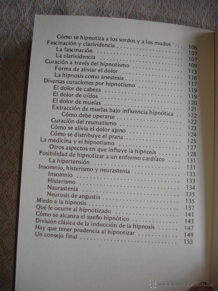 Libros de segunda mano: APRENDER A HIPNOTIZAR - de G. C. PIETRANGELI - Foto 5