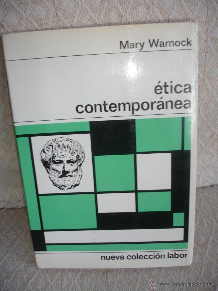 Libros de segunda mano: &Eacute;tica contempor&aacute;nea. Mary Warnock. Ed. Labor - Foto 1
