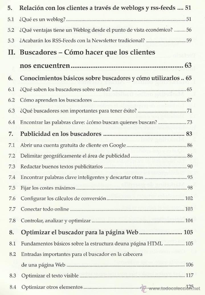 Libros de segunda mano: Website Boosting. Optimizar los buscadores, Usabilidad y M&aacute;rketing Web - 2007 (en espa&ntilde;ol) - Foto 4